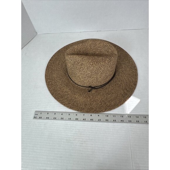 Coolibar Women's S/M Floppy Woven Sun Hat Tan EUC - Picture 11 of 13